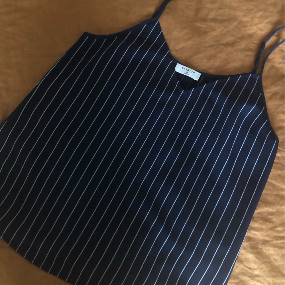 Babaton Pinstripe Tank Top/Camisole